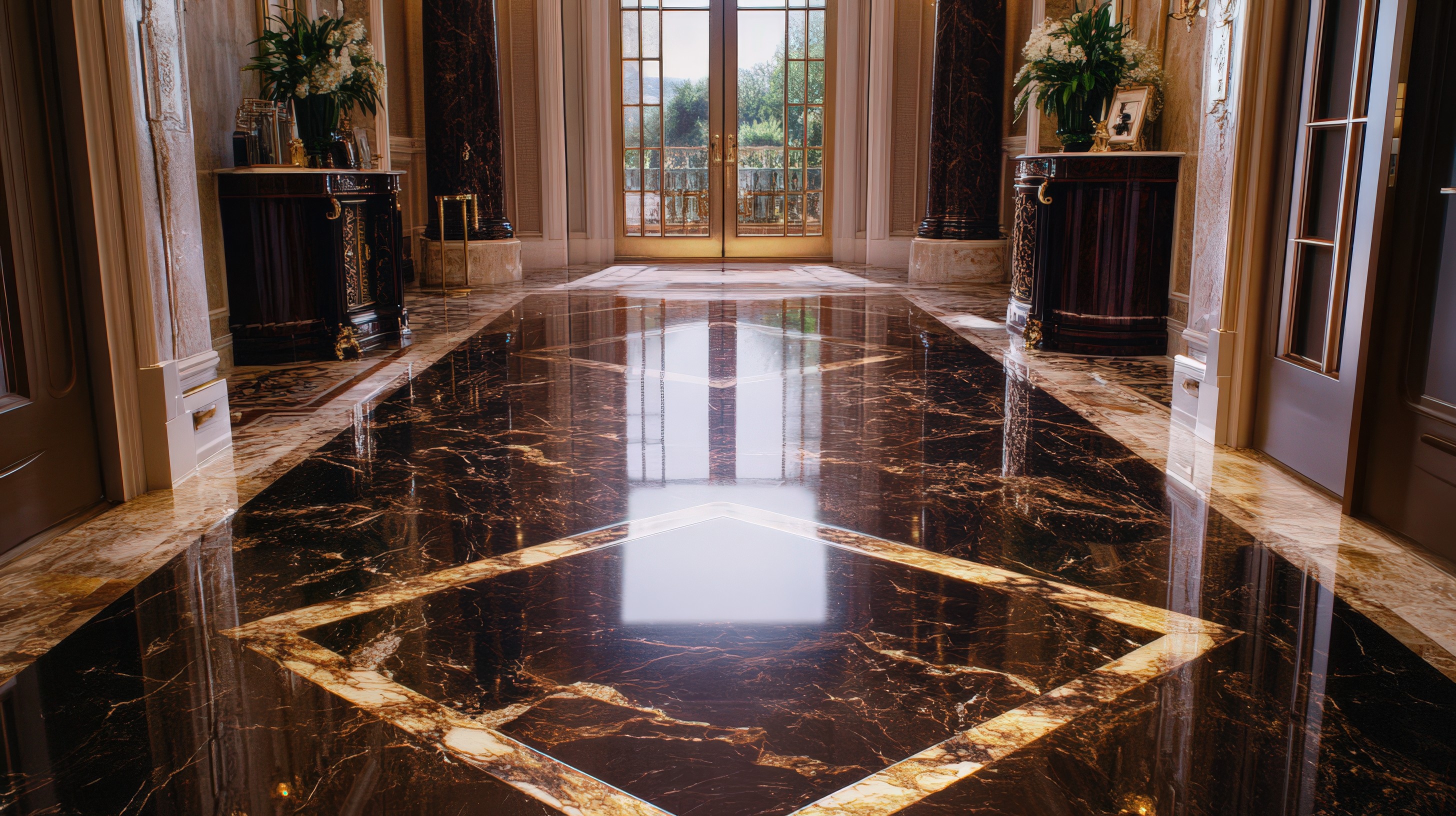 Luxury Marble Hallway